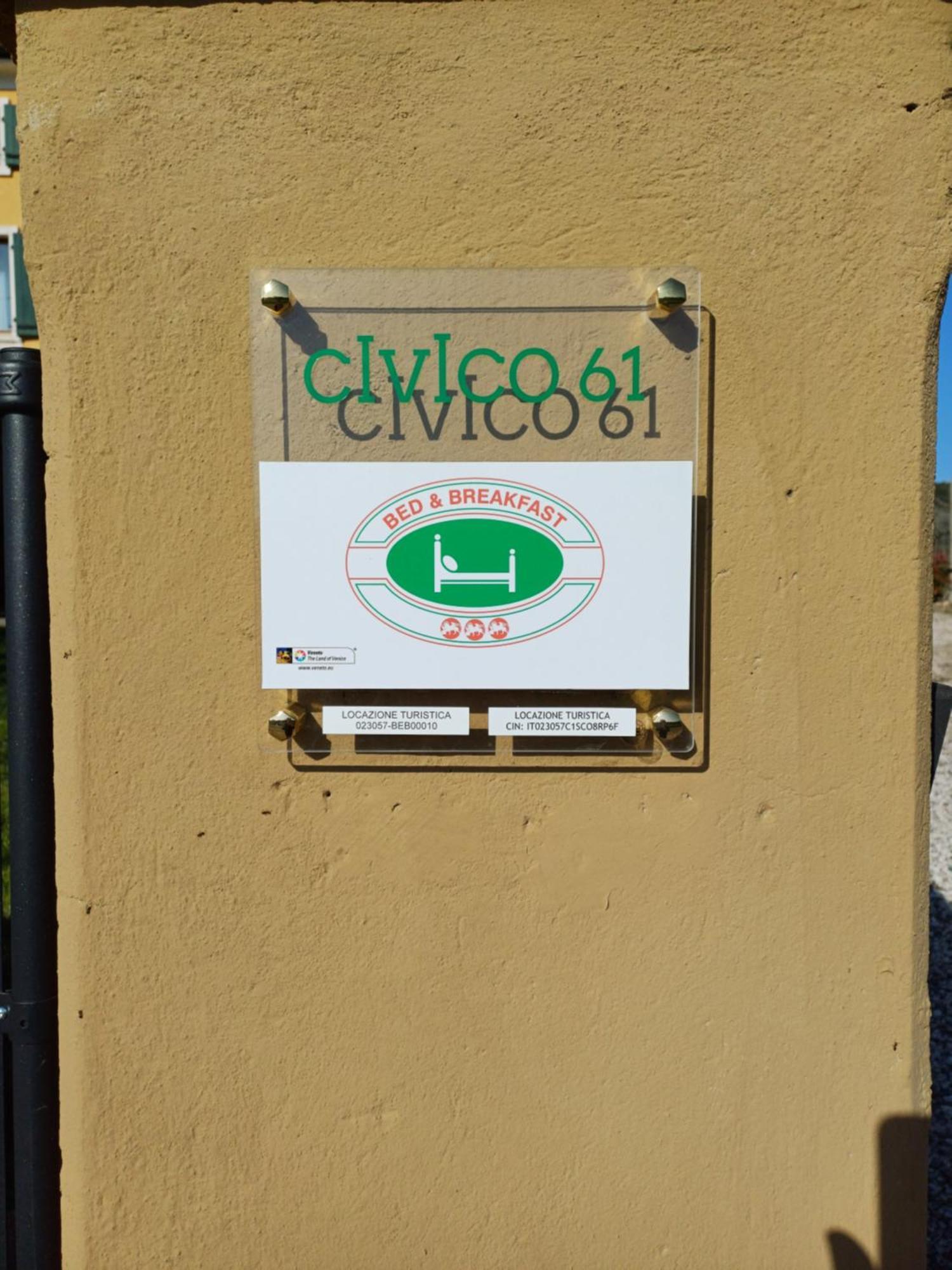 B&B Civico 61 Pastrengo Exterior photo